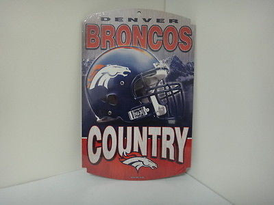 Denver Broncos Wood Sign  D11314L