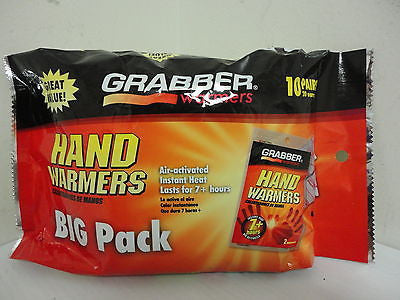 Grabber 10 Pair Big Pack Hand Warmer Foil Bag M73119Q