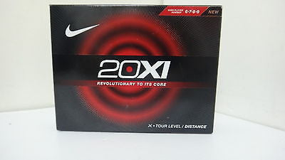 NikeGolf 20XI-X Distance High Player Number Golf Balls PACK OF 12  D7246H