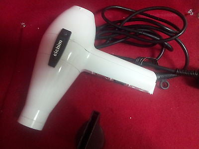 Elchim 2001hp High Pressure 2000 Watt Hair Dryer, White J82614L