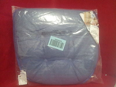 Klear Vu Gripper 100-Percent Cotton Twill Chairpad, Blue Summer J1071D