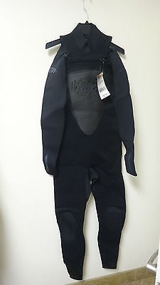 Hyperflex Wetsuits Men's Flow 4/3mm Front Zip Full Suit, Black - XLL    I72012B