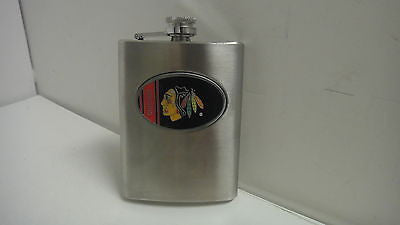 NHL Chicago Blackhawks Hip Flask, 8-Ounce (J5153F)