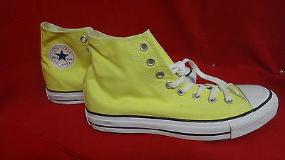 Converse Chuck Taylor All Star High Top Sneakers Yellow-9 Men/11Women J7297O