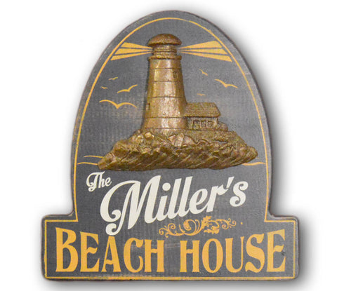 Beach House Nautical Wood Signs