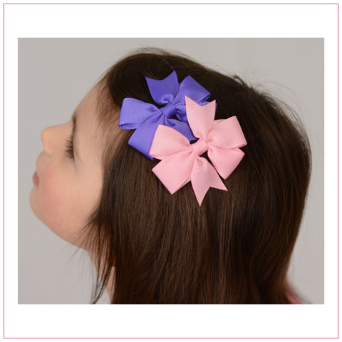 Pinwheel 3-inch Solid Color Hair Bow