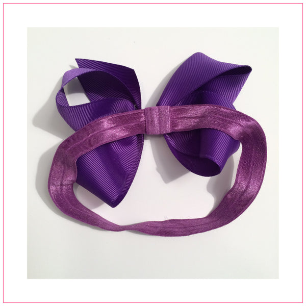 Headband 4inch Basic Bow