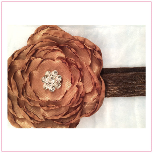 Sophie Satin Flower Headband