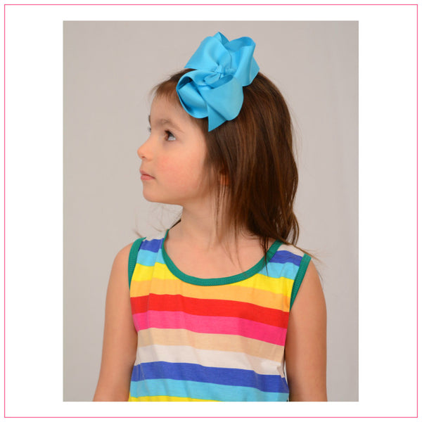 Basic 6-inch Solid Color Hair Bow