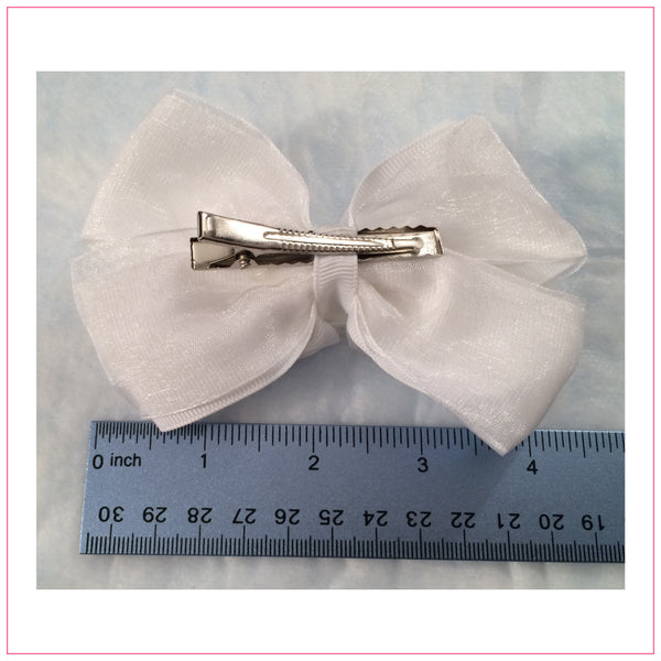 Organza 4-inch Hair Bow