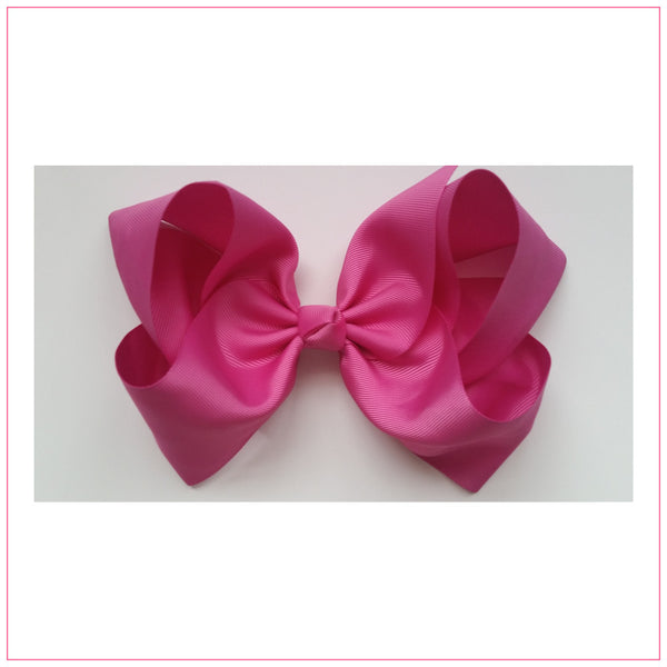 Basic 6-inch Solid Color Hair Bow