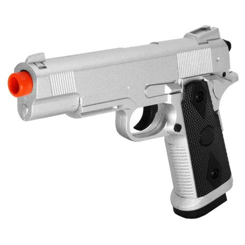 ZM25 Pistol Airsoft Gun Spring Metal Silver FPS-230